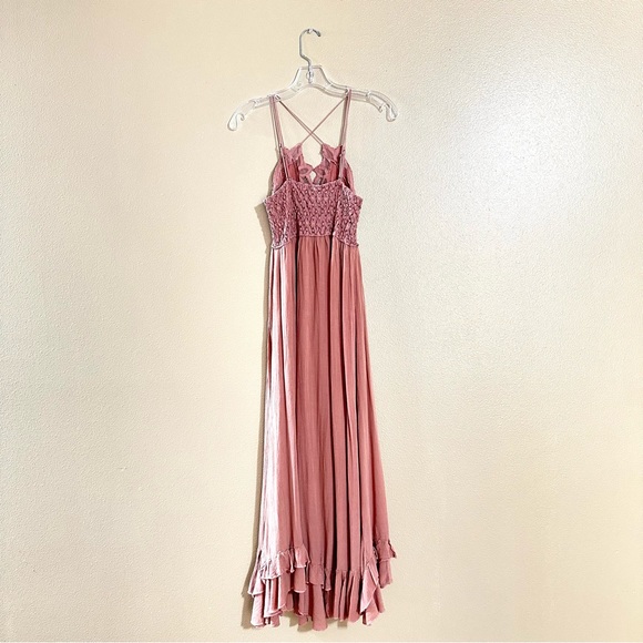 Free people Adela maxi dress in dusty rose - Picture 4 of 9